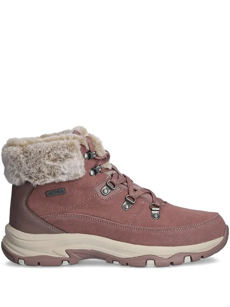  Skechers Snow Worries Lace-up Boots - Pink 
