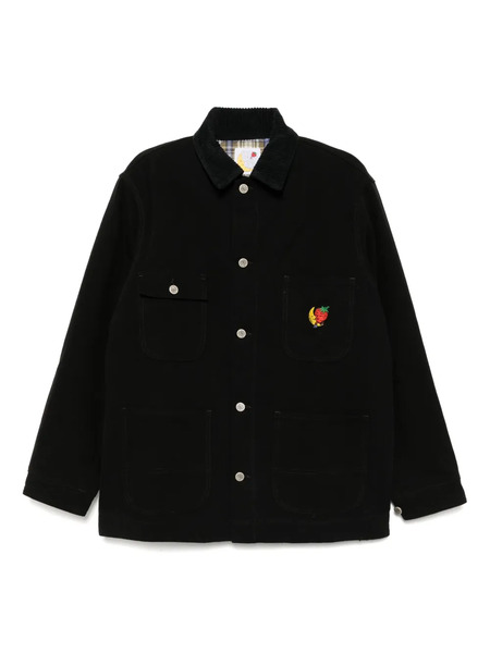  Sky High Farm Embroidered Denim Jacket - Black 