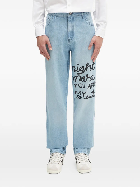  Sky High Farm Printed Jeans - Blue 