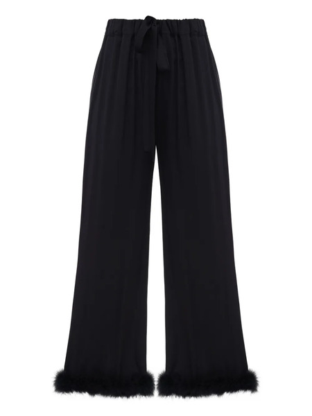  Sleeper Bisou Bisou Feather Trousers - Black 