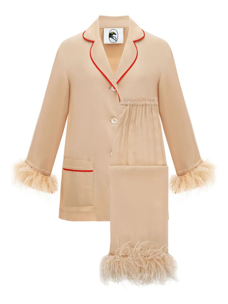  Sleeper Party Detachable-feathers Pajama - Neutrals 