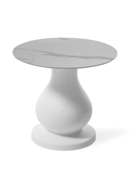  Slide Ottocento Marble-effect Mini Table - Grey 