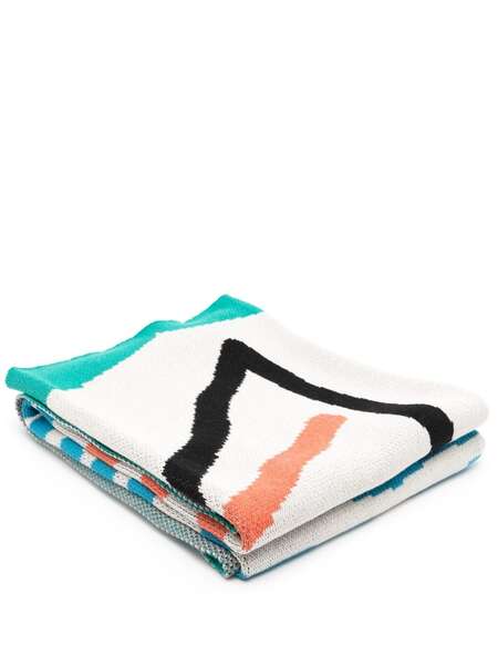  Slowdown Studio Hawkins Knitted Blanket - White 