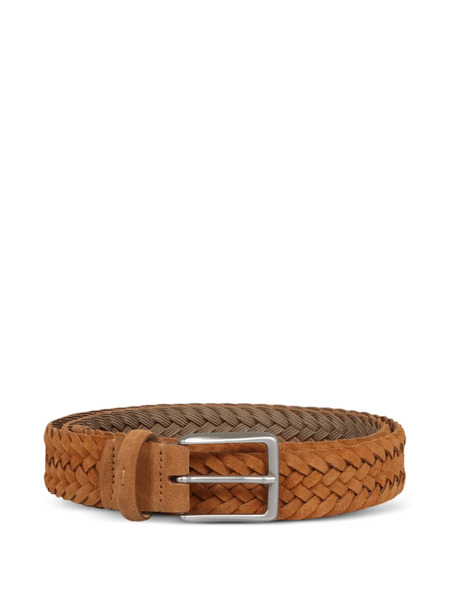  Slowear Braided Belt - Brown 