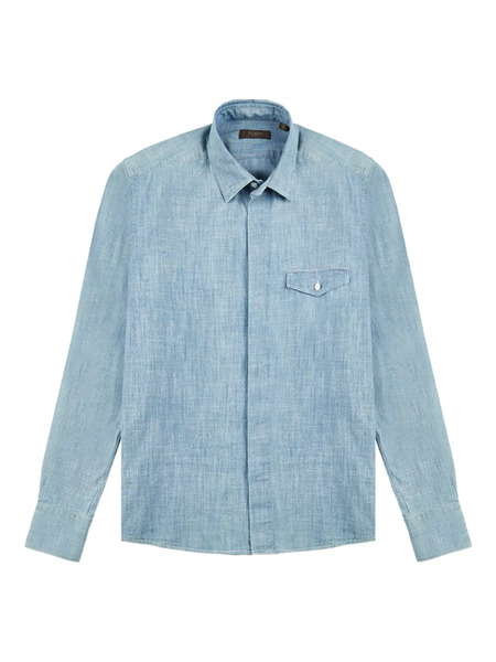  Slowear Chest-pocket Shirt - Blue 