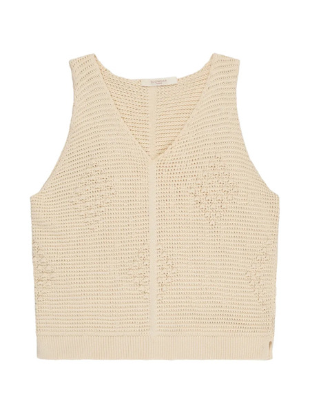 Slowear Diamond Cotton Top - Neutrals 