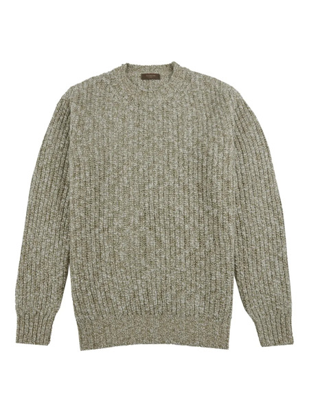  Slowear Round-neck Wool Sweater - Green 
