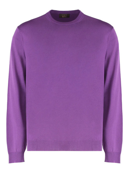  Slowear Round-neck Wool Sweater - Purple 