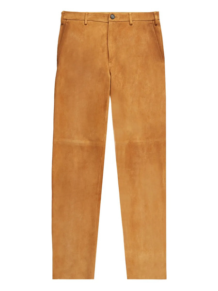 Slowear Suede Trousers - Brown 