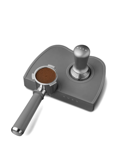  Smeg Stainless Steel Espresso Coffee Tamping Set - Grey 