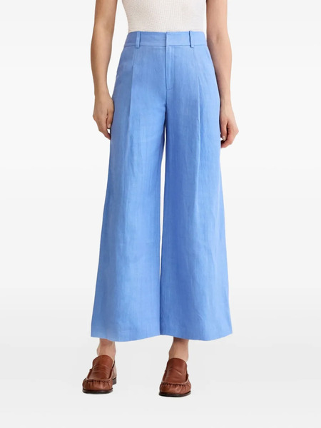  Smythe Cropped Flared Trousers - Blue 