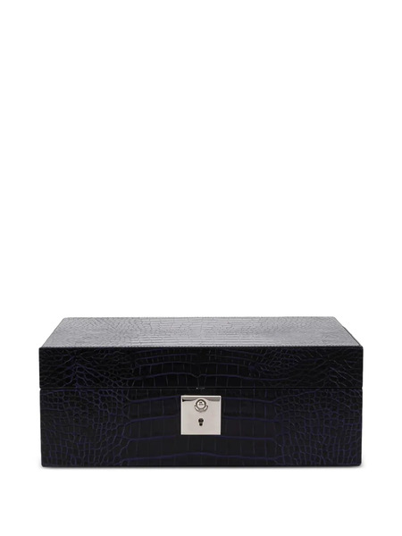  Smythson Mara Jewellery Box - Blue 