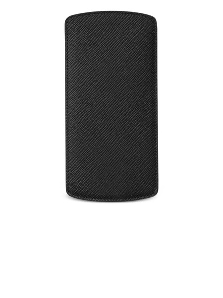  Smythson Panama Leather Glasses Case - Black 