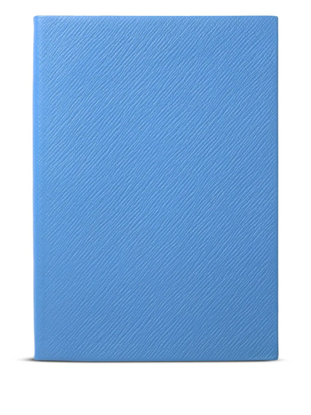  Smythson Soho Panama Notebook - Blue 