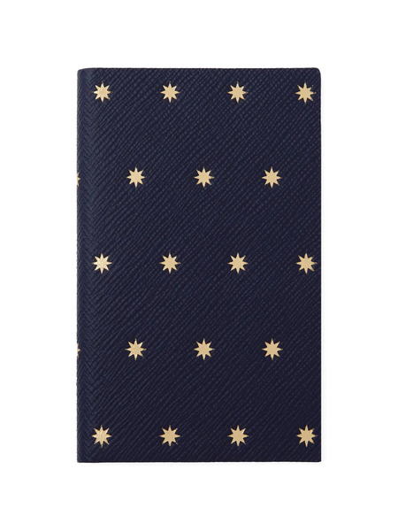  Smythson Stars Panama Notebook - Blue 