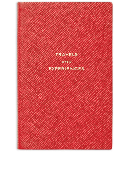  Smythson Travels And Experiences Notebook - Red 