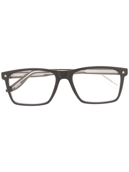  Snob Max Rectangular-frame Glasses - Black 
