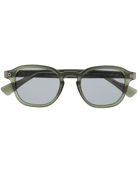  Snob Round-frame Sunglasses - Green 