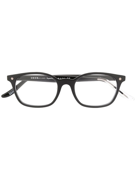  Snob Teen Square Frame Glasses - Black 