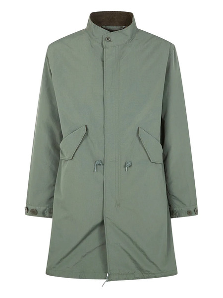  Snow Peak Drawstring Front-pocket Jacket - Green 