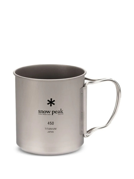  Snow Peak Ti-double 450 Mug - Silver 