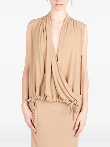  Société Anonyme April Draped Tie Top - Neutrals 