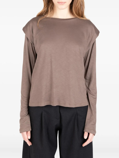  Société Anonyme Embroidered-numbers T-shirt - Neutrals 