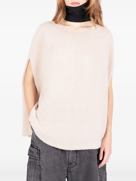  Société Anonyme Franci Slit-knit Cape - Neutrals 