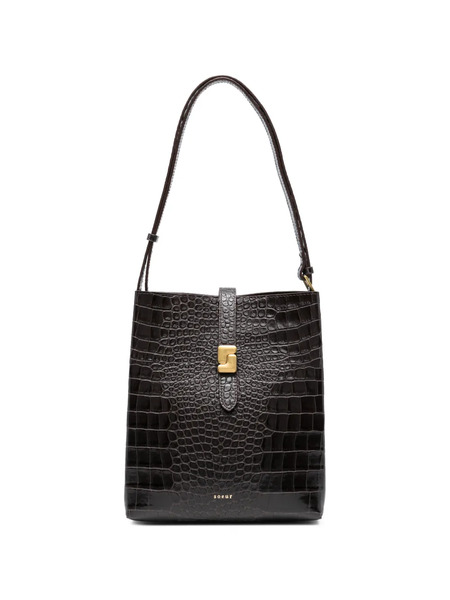  Soeur Bello Embossed Tote Bag - Brown 