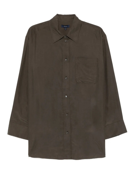  Soeur Button-down Pocket Shirt - Green 