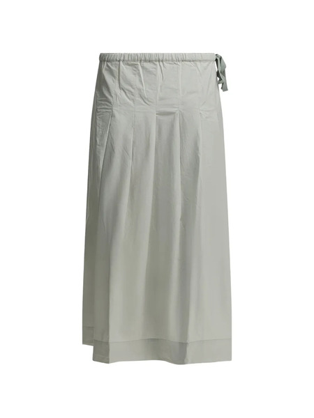  Soeur Elasticated-waist Pleated Maxi Skirt - Grey 