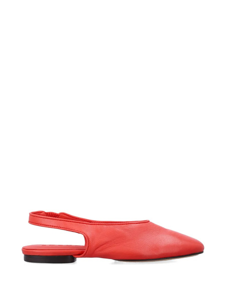  Soeur Emmet Slingback Ballet Flats - Red 