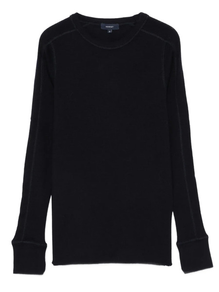 Soeur Gustave Long-sleeve Wool Top - Blue 