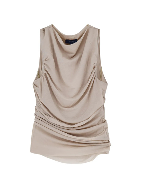 Soeur Irina Draped Top - Neutrals 