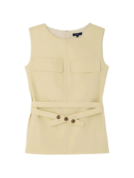  Soeur Isra Belted Top - Neutrals 