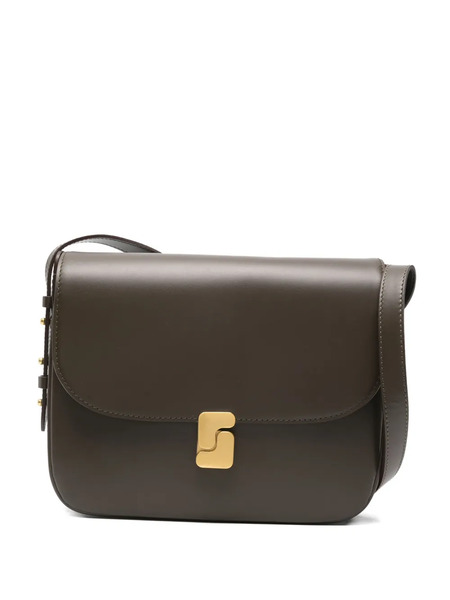  Soeur Leather Crossbody Bag - Green 