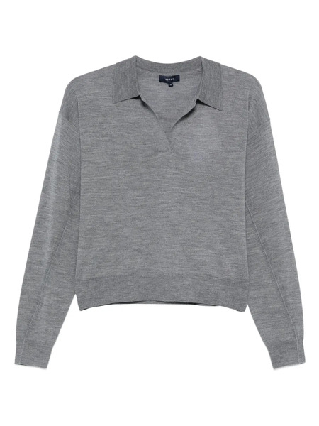  Soeur Polo-neck Top - Grey 