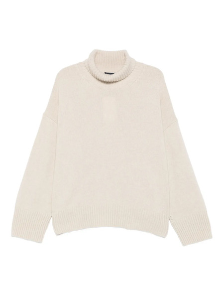  Soeur Roll-neck Wool Sweater - Neutrals 