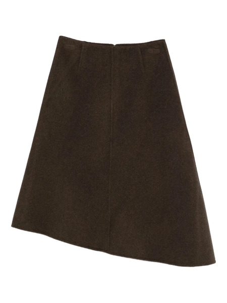  Soeur Wool-blend Skirt - Brown 