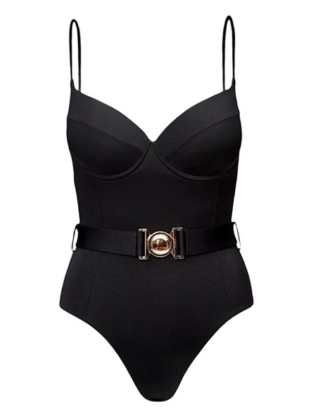  Sofia Erhan Alma Belted Swimsuit - Black 