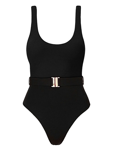  Sofia Erhan Belted Swimsuit - Black 