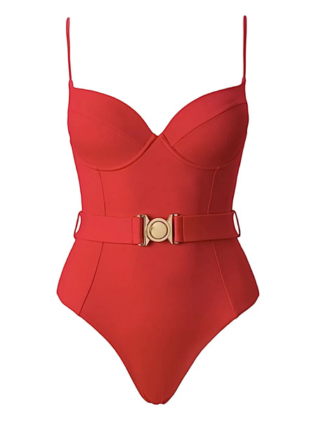  Sofia Erhan Belted Underwired Swimsuit 