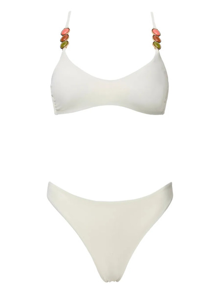  Sofia Erhan Giselle Beaded Bikini - White 