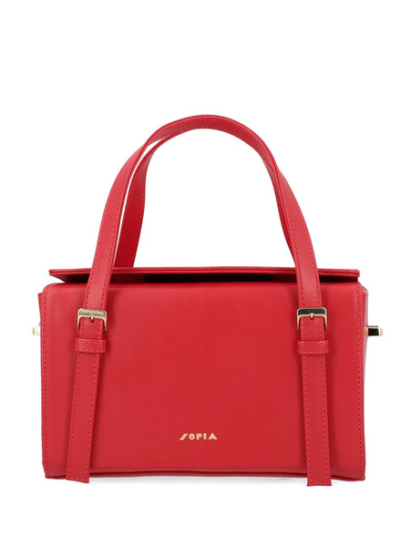  Sofia Mini Belmondo Buckle Detail Tote Bag - Red 