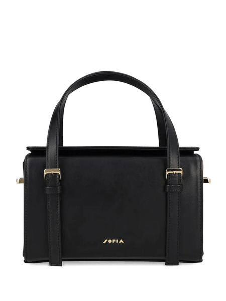  Sofia Mini Belmondo Buckle Tote Bag - Black 