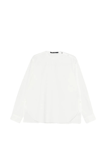  Sofie D'hoore Barel Crewneck Long-sleeved Top - White 