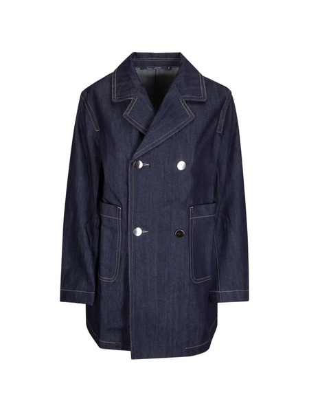  Sofie D'hoore Caban Double-breasted Jacket - Blue 