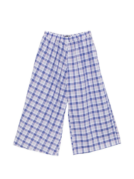  Sofie D'hoore Check Palazzo Pants - White 