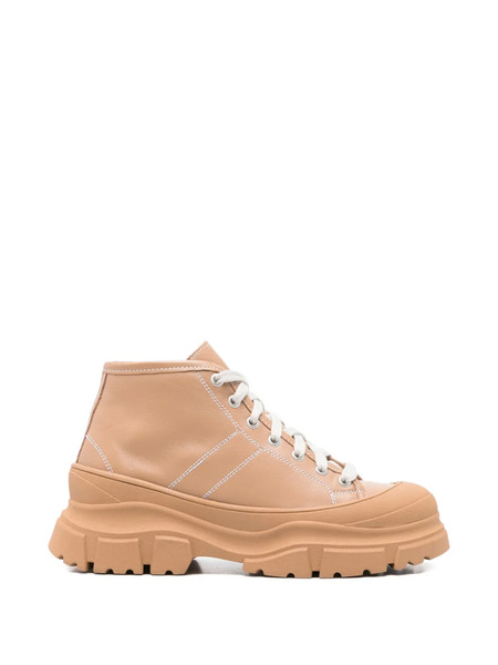  Sofie D'hoore Contrast-stitch Fairway Sneakers - Neutrals 