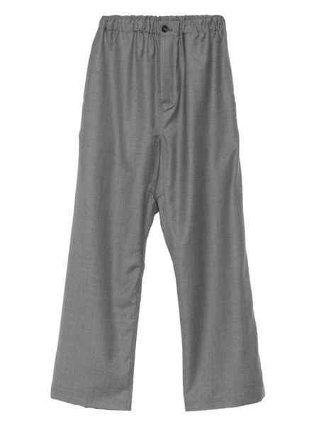  Sofie D'hoore Elasticated-waist Wool Pants - Grey 